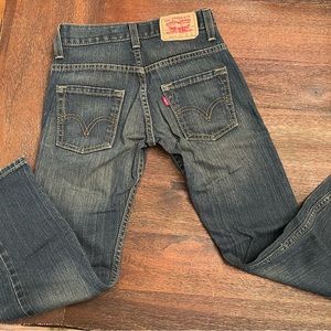 Levi’s little kid slim jeans, vintage look- 8 regular 511’s 24x22